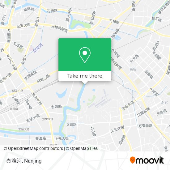秦淮河 map