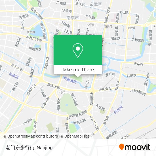 老门东步行街 map