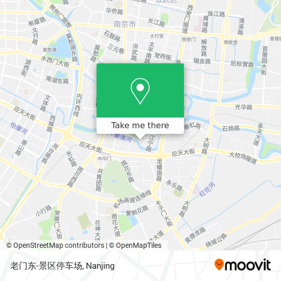 老门东-景区停车场 map