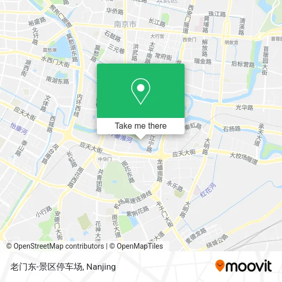 老门东-景区停车场 map