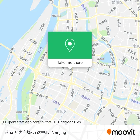 南京万达广场-万达中心 map