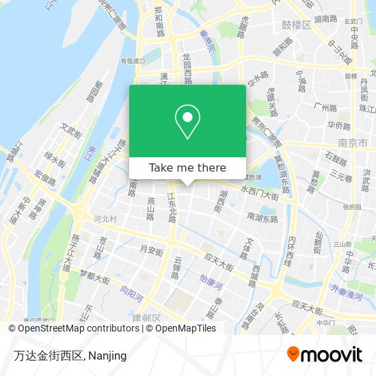 万达金街西区 map