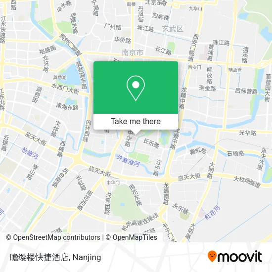 瞻缨楼快捷酒店 map