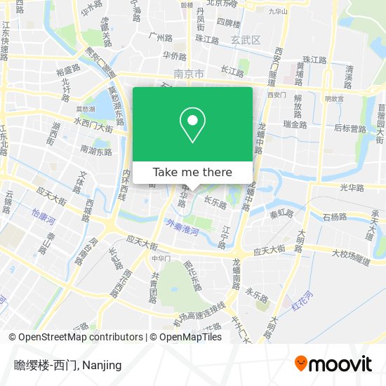 瞻缨楼-西门 map