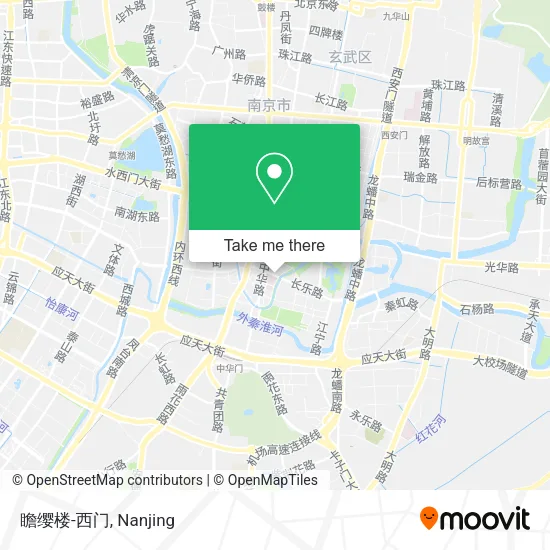 瞻缨楼-西门 map