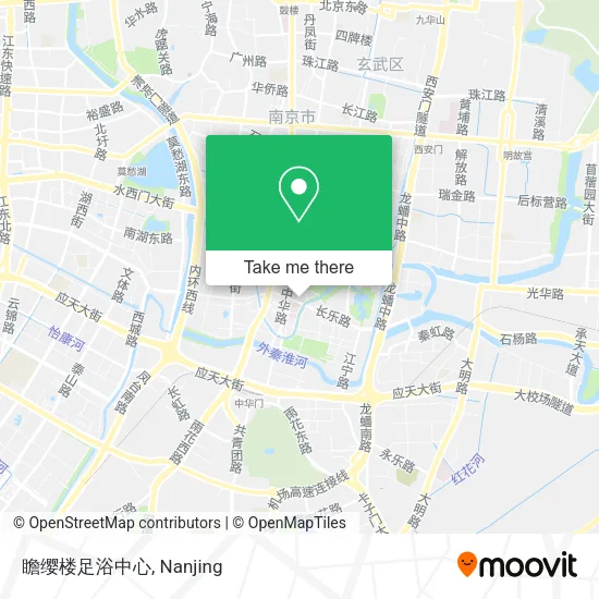 瞻缨楼足浴中心 map