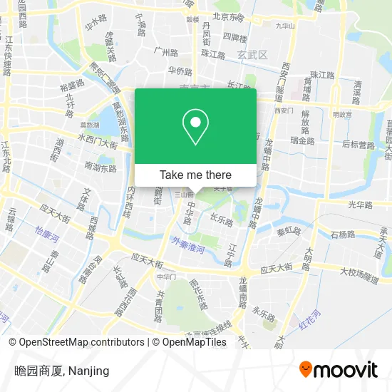 瞻园商厦 map