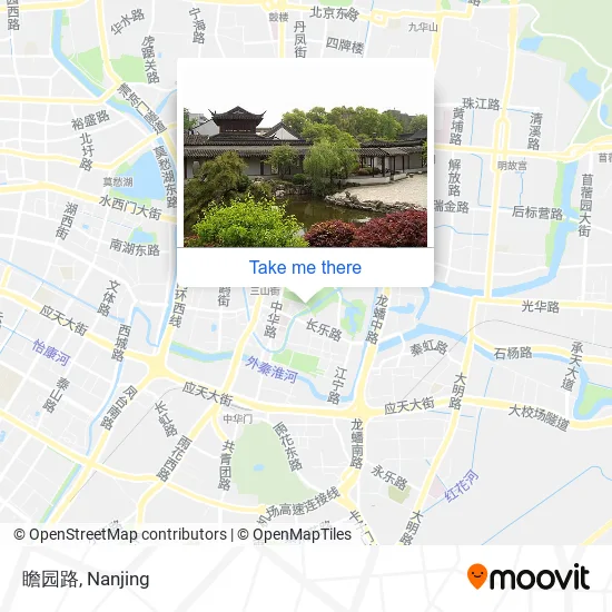 瞻园路 map