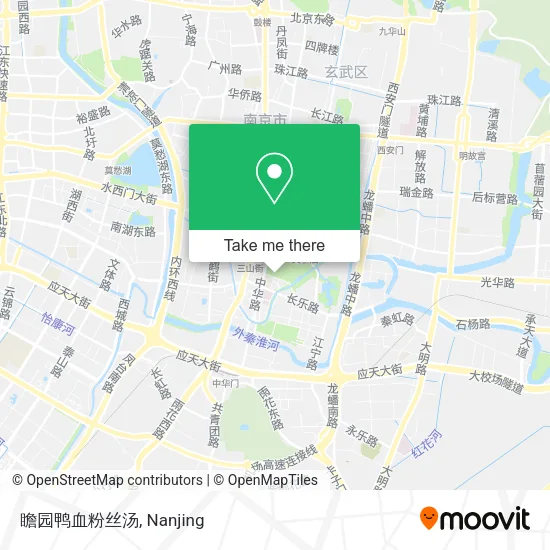 瞻园鸭血粉丝汤 map