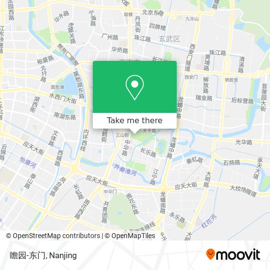 瞻园-东门 map