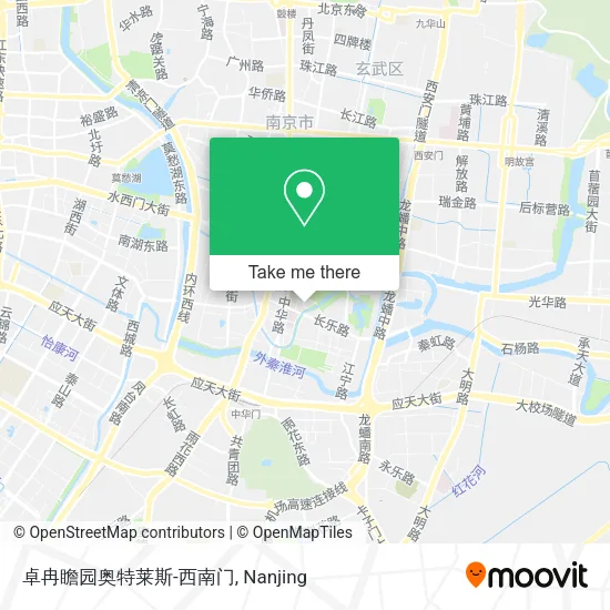 卓冉瞻园奥特莱斯-西南门 map