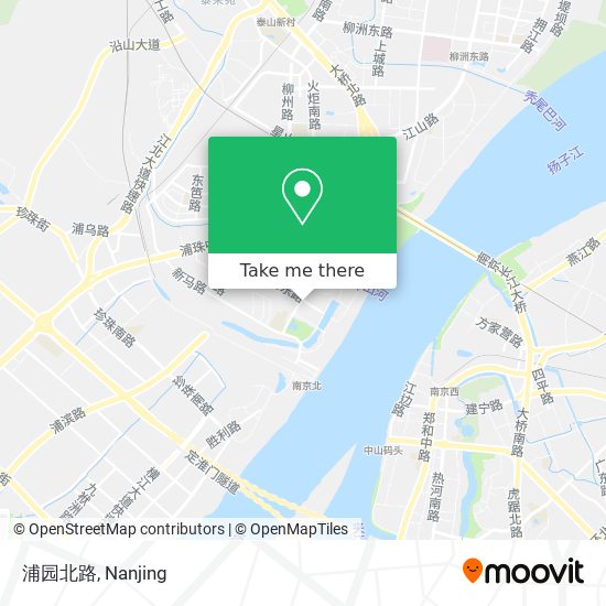 浦园北路 map