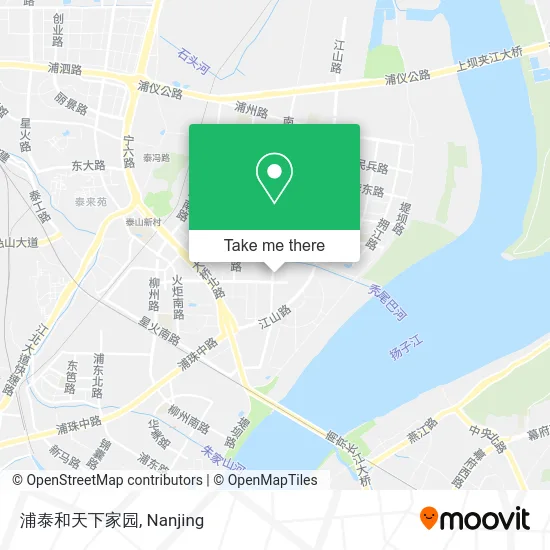 浦泰和天下家园 map