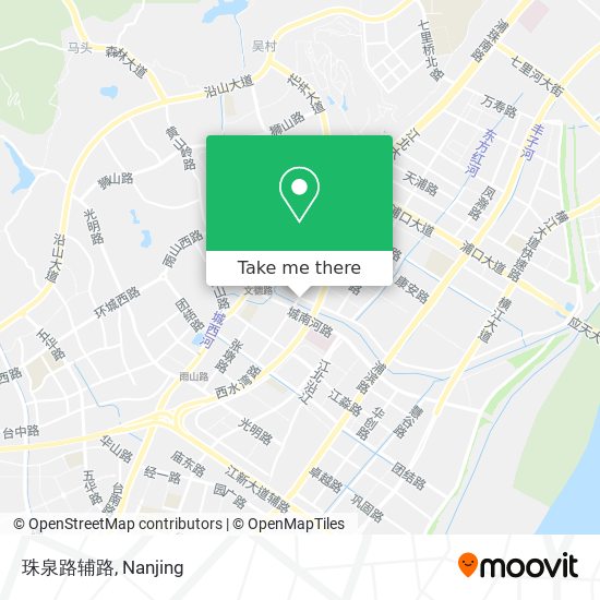 珠泉路辅路 map