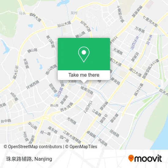 珠泉路辅路 map
