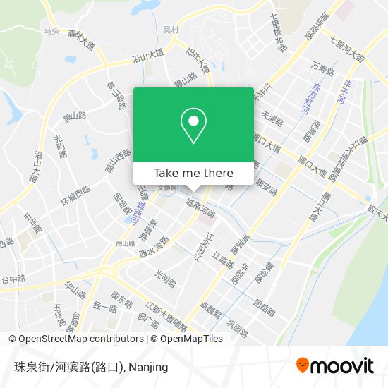 珠泉街/河滨路(路口) map