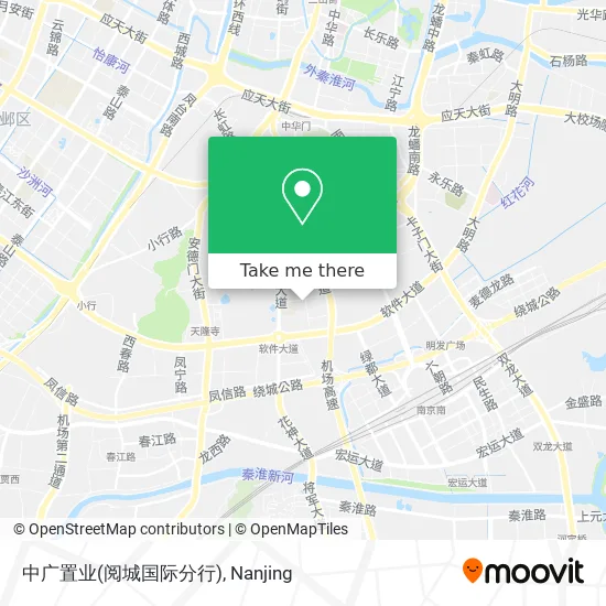 中广置业(阅城国际分行) map
