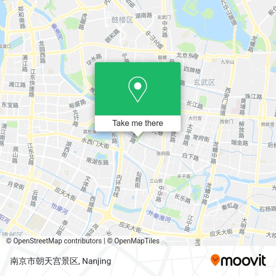 南京市朝天宫景区 map