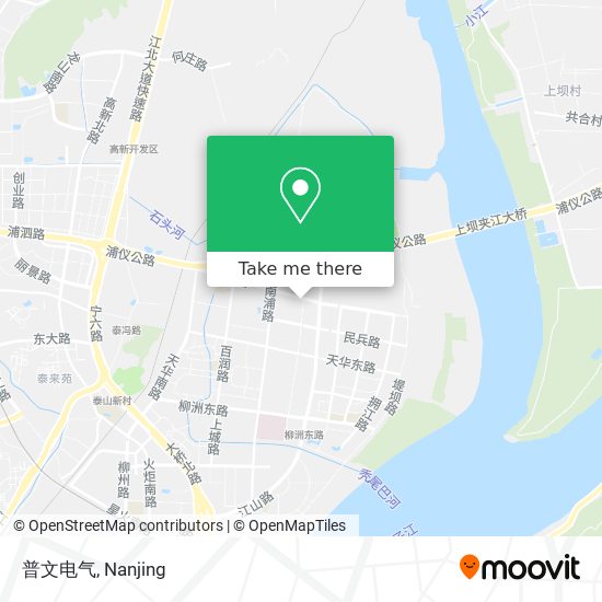 普文电气 map