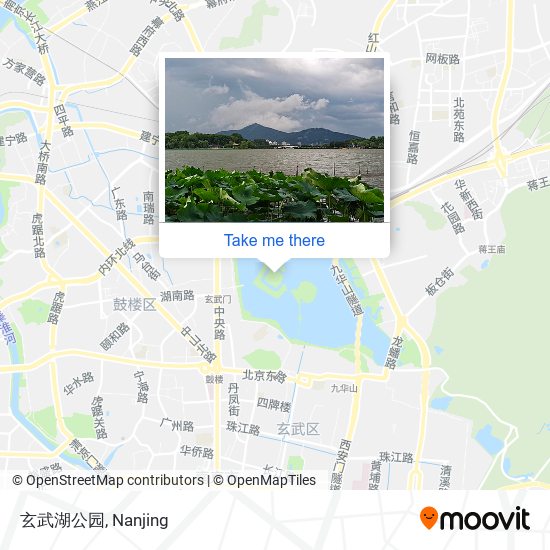 玄武湖公园 map
