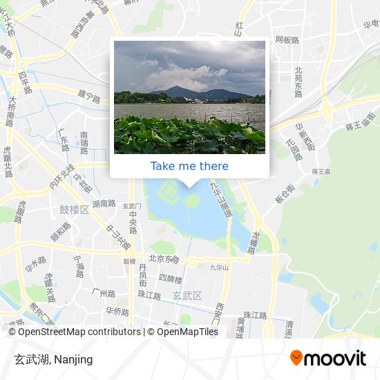 玄武湖 map