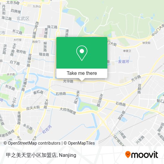 甲之美天堂小区加盟店 map