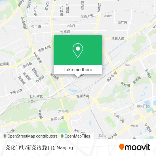 尧化门街/新尧路(路口) map
