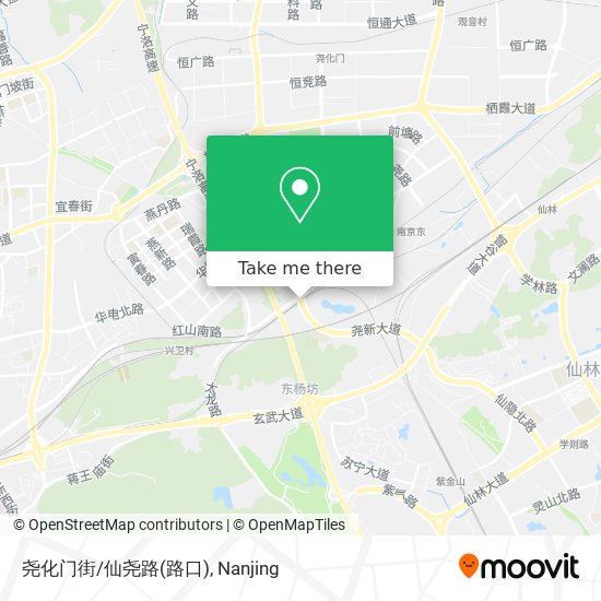 尧化门街/仙尧路(路口) map