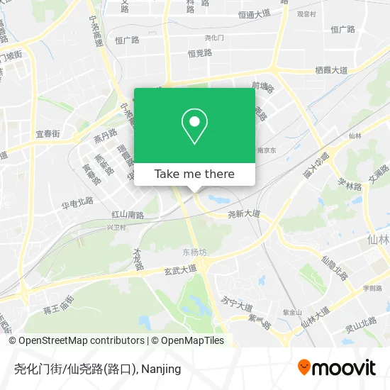 尧化门街/仙尧路(路口) map
