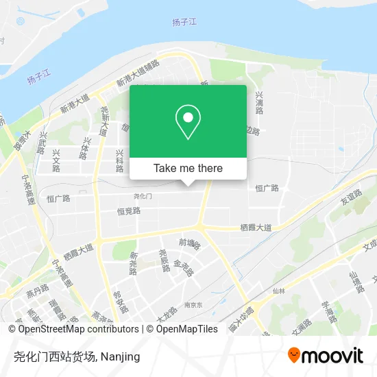 尧化门西站货场 map