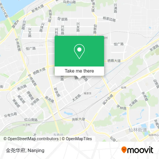 金尧华府 map