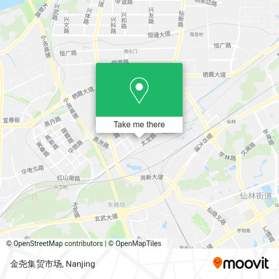 金尧集贸市场 map