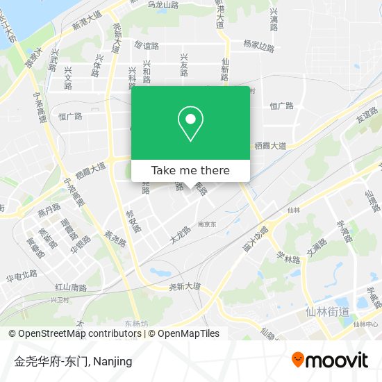 金尧华府-东门 map
