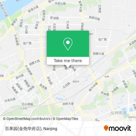 百果园(金尧华府店) map