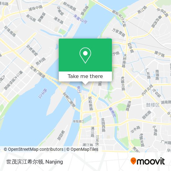 世茂滨江希尔顿 map