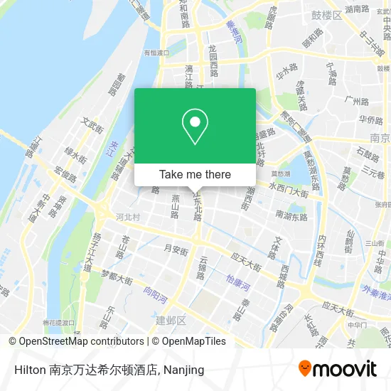 Hilton 南京万达希尔顿酒店 map