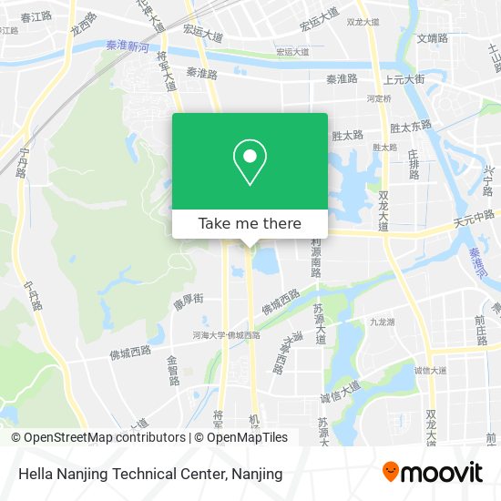 Hella Nanjing Technical Center map