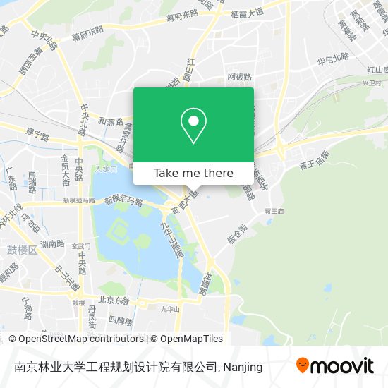 南京林业大学工程规划设计院有限公司 map