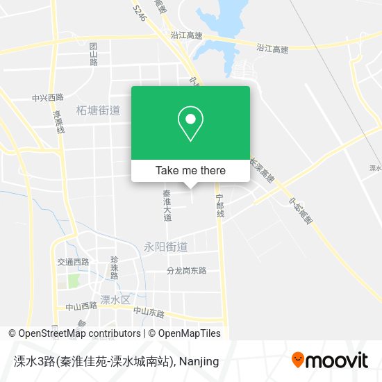 溧水3路(秦淮佳苑-溧水城南站) map
