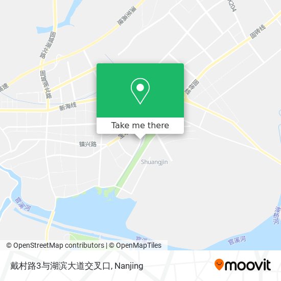 戴村路3与湖滨大道交叉口 map
