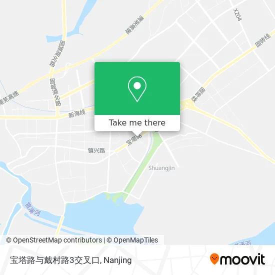 宝塔路与戴村路3交叉口 map
