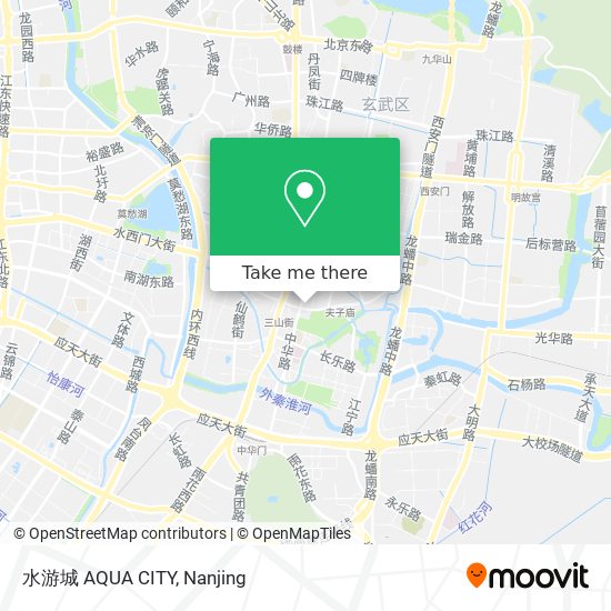 水游城 AQUA CITY map
