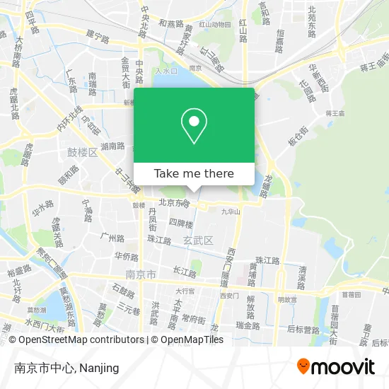 南京市中心 map