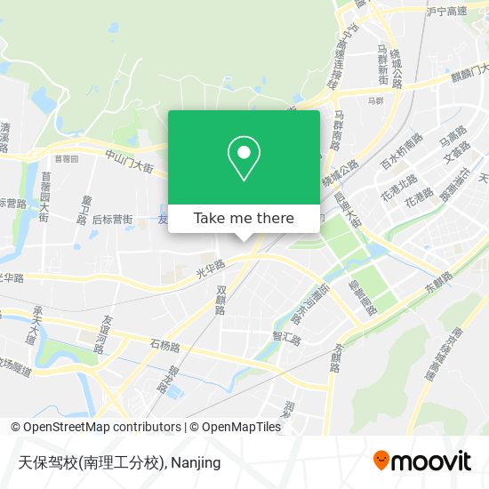 天保驾校(南理工分校) map