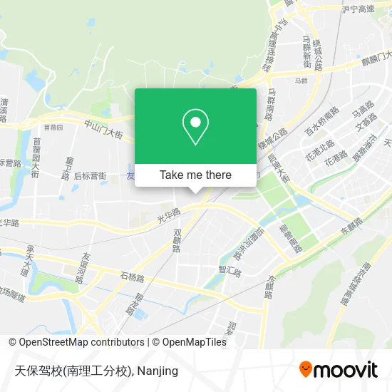 天保驾校(南理工分校) map