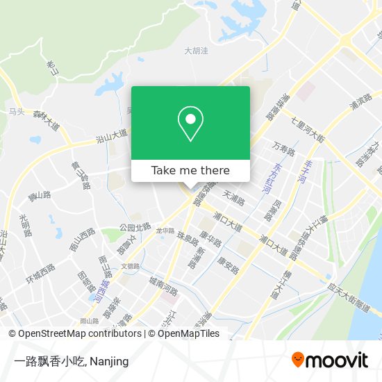 一路飘香小吃 map
