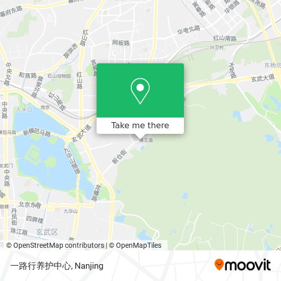 一路行养护中心 map