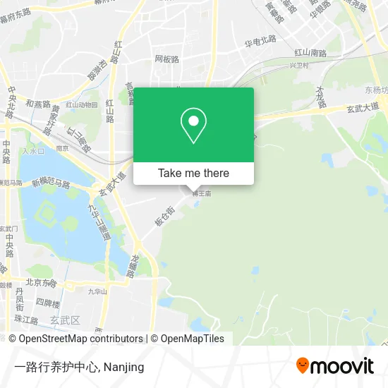 一路行养护中心 map