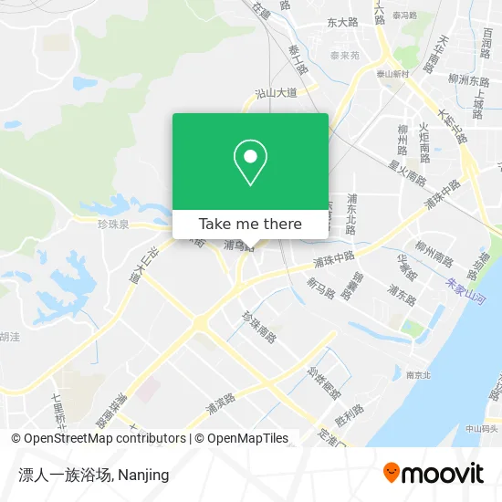 漂人一族浴场 map