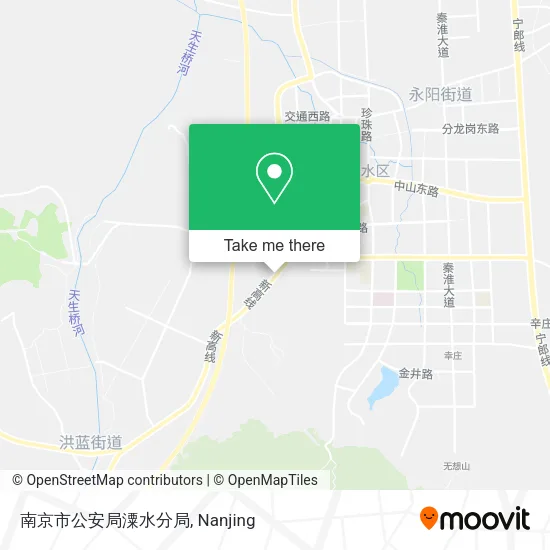 南京市公安局潥水分局 map